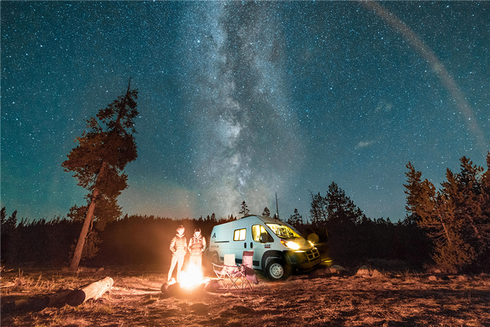 Road trip en van aménagé au Canada