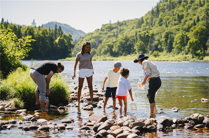 Site de Camping au Parc national de la Jacques Cartier - Canada