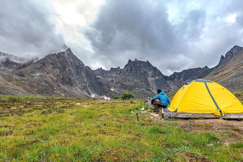 Bivouac dans le Parc territorial Tombstone - Yukon - Canada