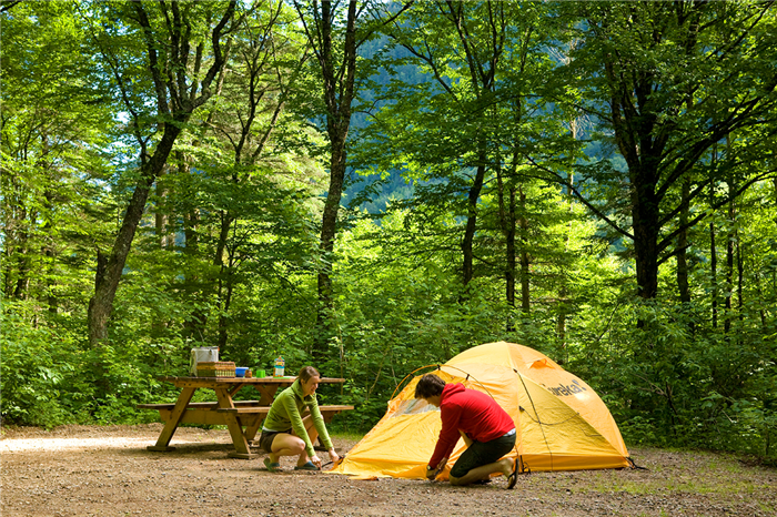 Bivouac au Québec - Canada