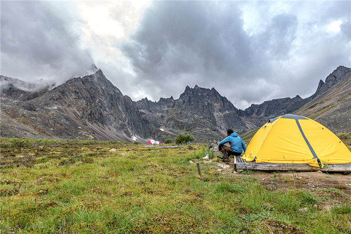 Bivouac dans le Parc territorial Tombstone - Yukon - Canada