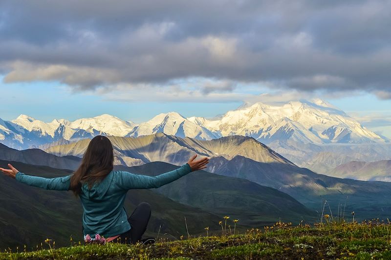 Vue sur le Mont Denali - Alaska - Etats-Unis