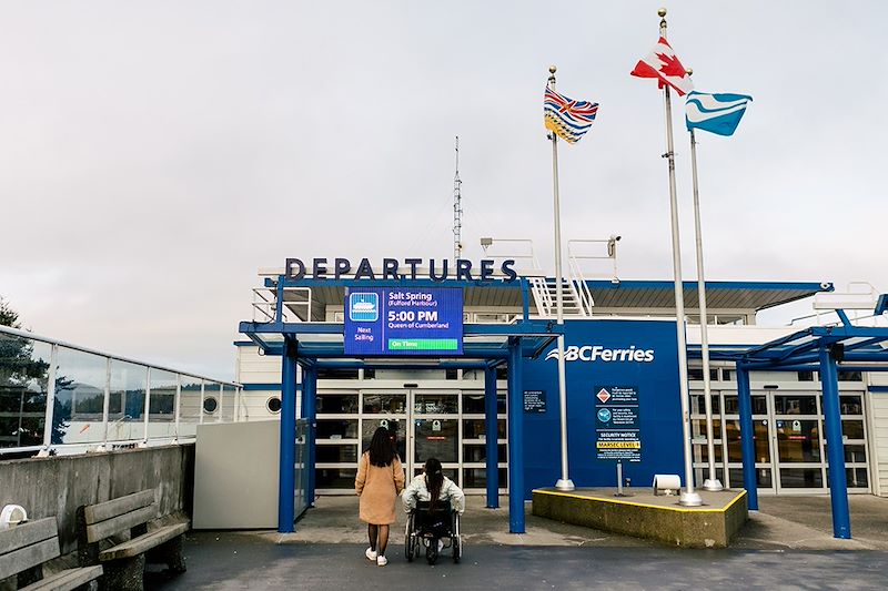 Terminal de Ferry à Swartz Bay - Vancouver Island - Colombie-Britannique - Canada