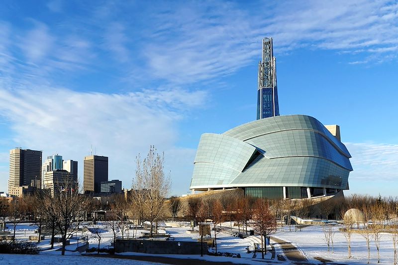 Musée canadien pour les droits de la personne à Winnipeg - Manitoba - Canada