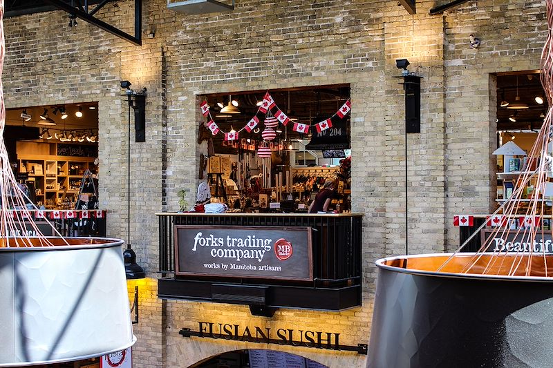 The Forks Market à Winnipeg - Manitoba - Canada