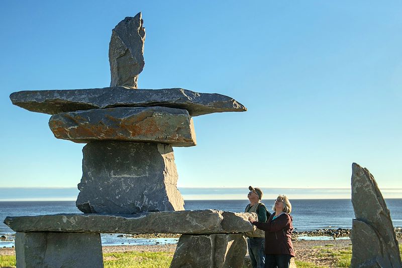 Inukshuk à Churchill - Manitoba - Canada