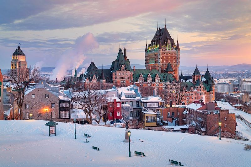 Château Frontenac à Québec - Québec - Canada