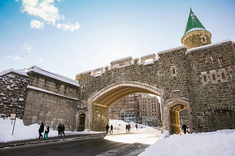Porte Saint-Jean à Québec - Canada