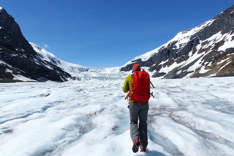 Marche sur le glacier Athabasca - Alberta - Canada