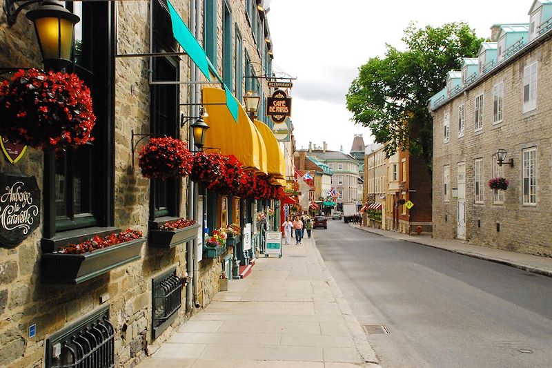 Dans les rues de Québec - Canada