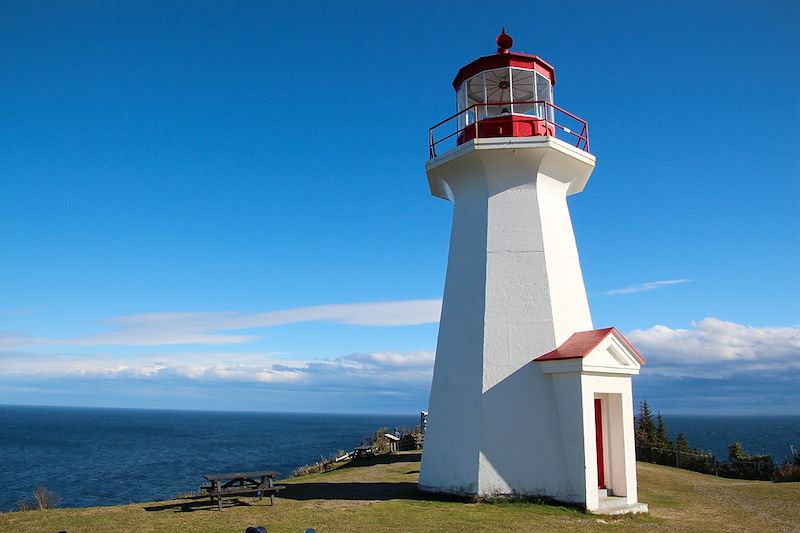 Phare de Cap Gaspé dans le parc national Forillon - Canada