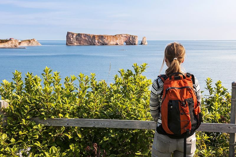 Vue sur le Rocher Percé - Gaspésie - Québec - Canada