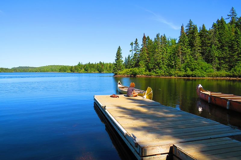 Canot en Mauricie - Québec - Canada