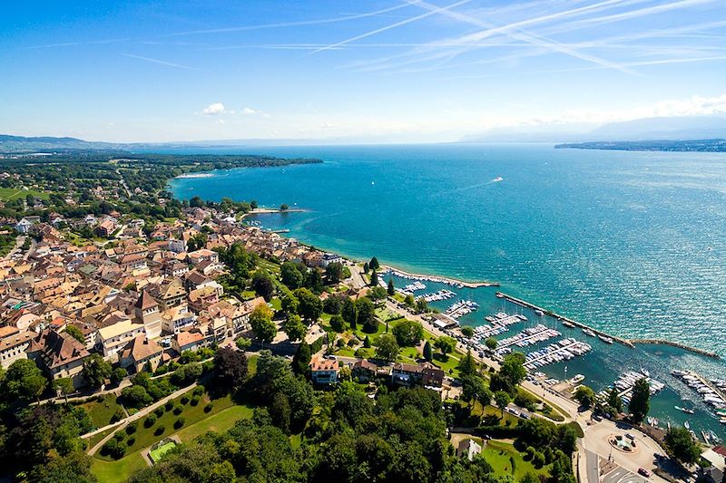 Nyon et le lac Léman - Canton de Vaud - Suisse