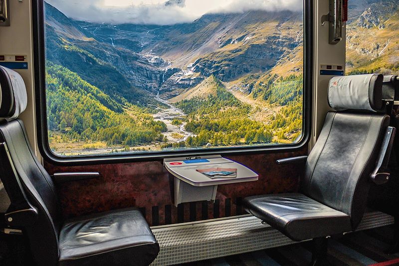 La Suisse en train panoramique (A/R en train)