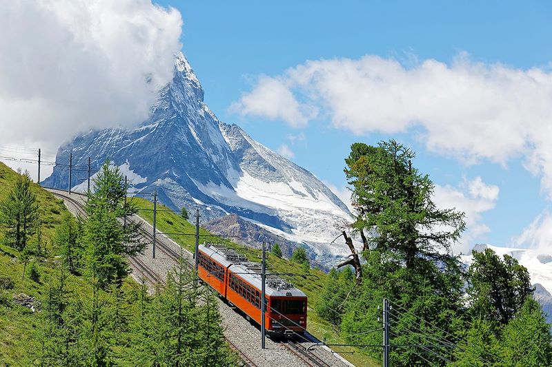 Train à crémaillère - Zermatt - Valais - Suisse