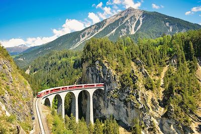 voyage La Suisse en train panoramique (A/R en train)