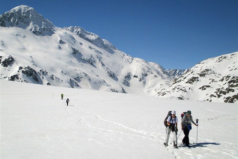 En chemin pour le Grand Saint Bernard