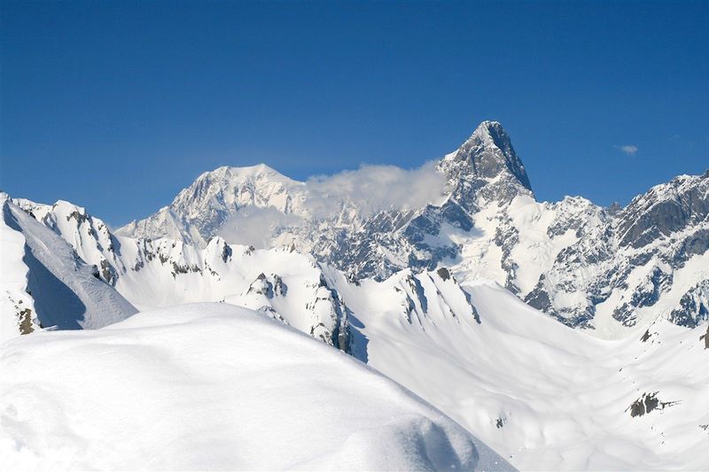 En chemin pour le Grand Saint Bernard