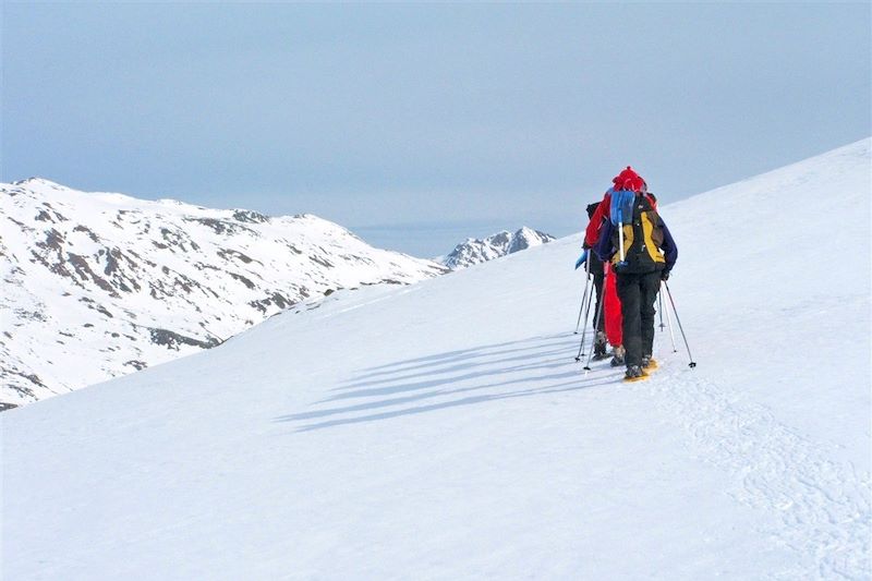 En chemin pour le Grand Saint Bernard