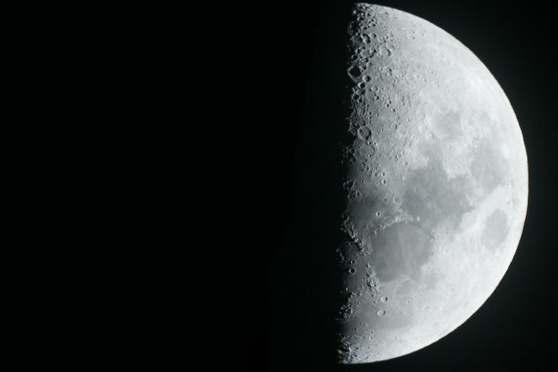 La Lune depuis un observatoire