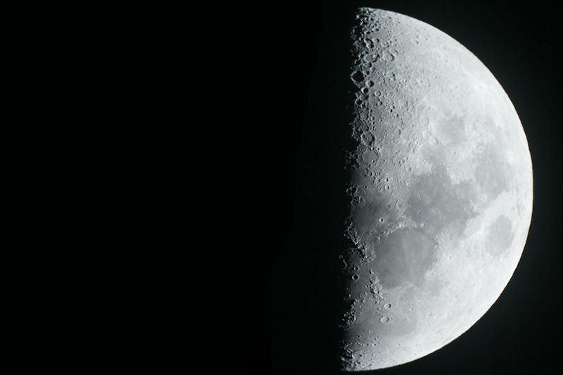 La Lune depuis un observatoire