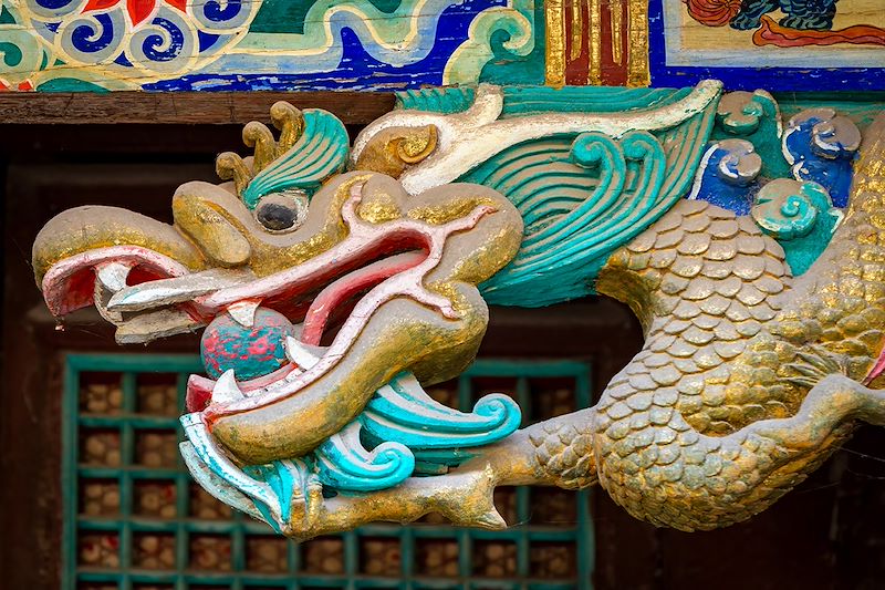 Sculpture à Pingyao - Province de Shanxi - Chine