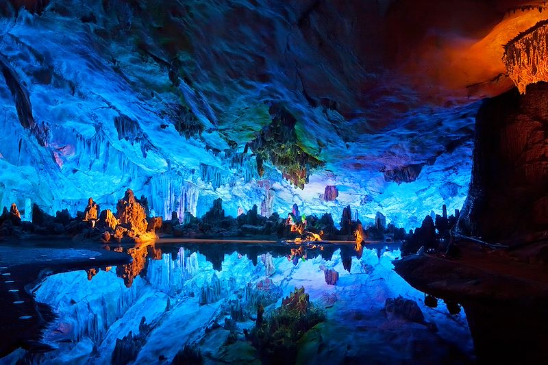 Grotte de la Flûte de roseau - Région du Guangxi - Chine