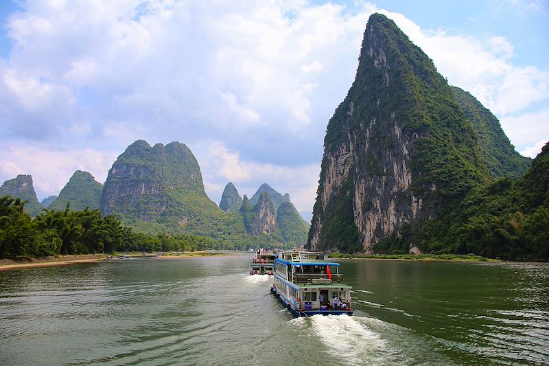 Croisière sur la rivière Li - Région de Guangxi - Chine
