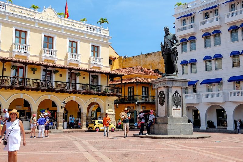 Plaza de los Coches à Carthagène des Indes - Bolívar - Colombie