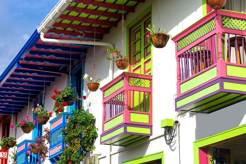 Balcon à Salento - Quindío - Colombie