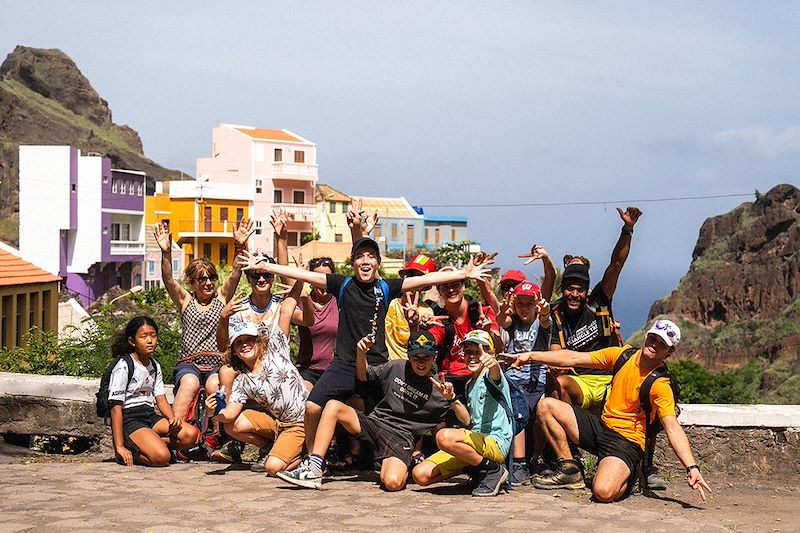 Portrait de groupe en famille - Cap-Vert