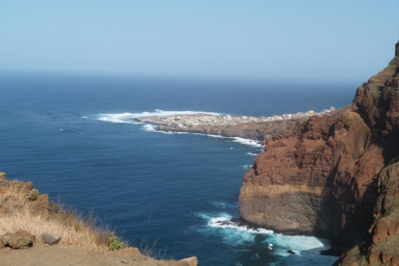 La côte entre Cruzinha et Ponta do Sol sur l'ile de Santo Antao - Cap Vert