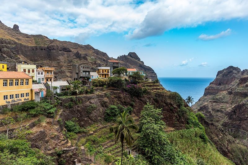 Le village de Fontainhas - Santo Antao - Cap Vert