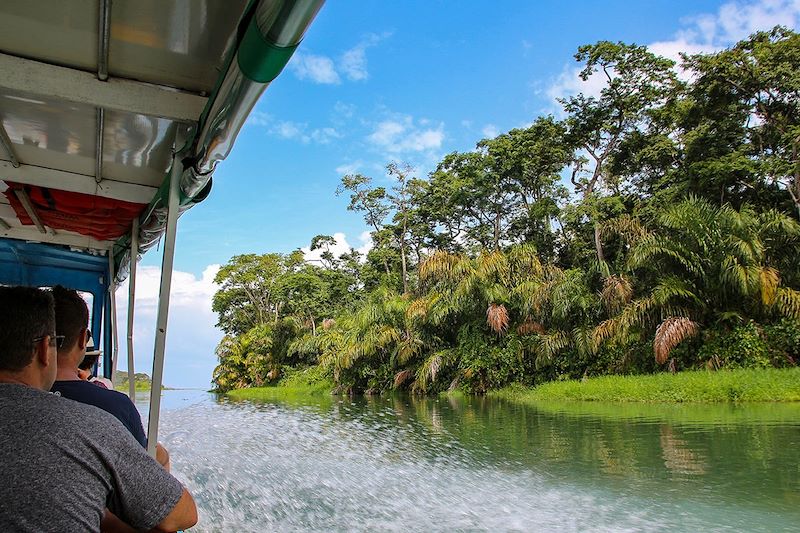 En bateau dans le parc de Tortuguero - Costa Rica
