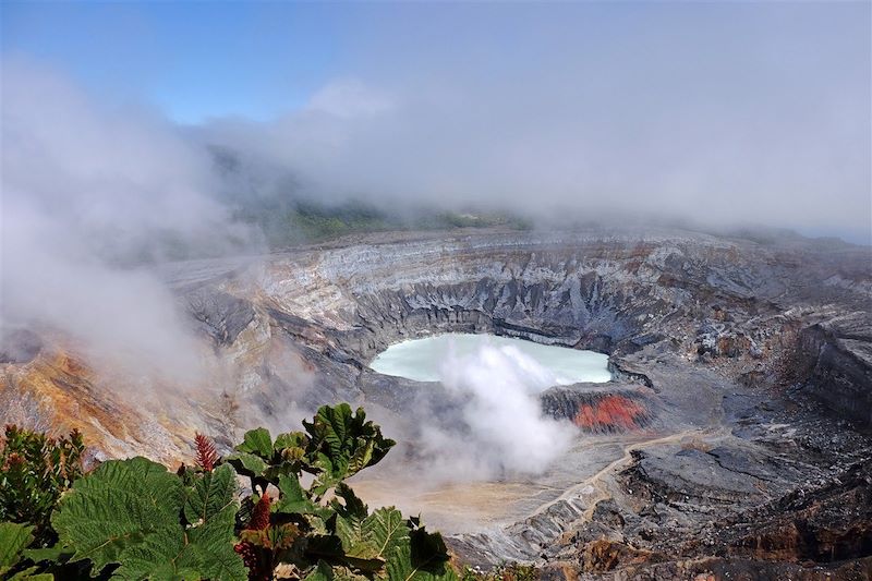 Cratère du volcan Poas dans le parc national - Province d'Alajuela - Costa Rica