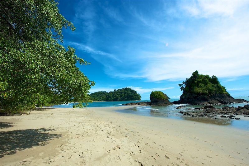 Plage dans le Parc antional Manuel Antonio - Puntarenas - Costa Rica