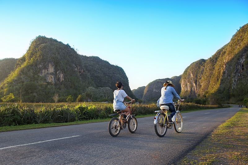 À VTT dans les environs de Viñales - Cuba