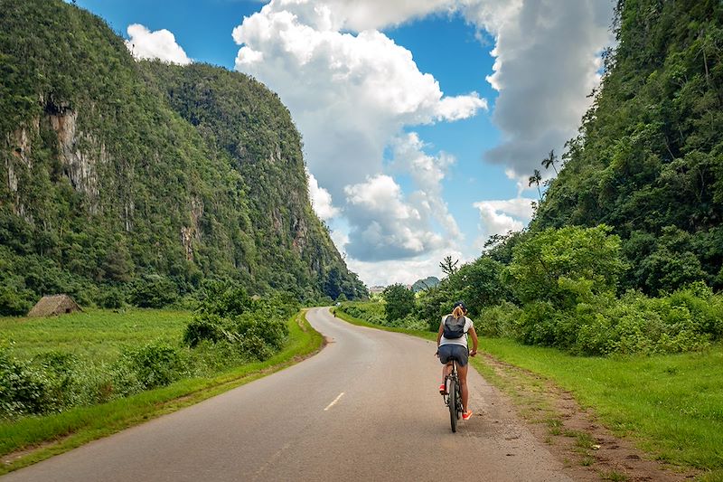 À VTT dans les environs de Viñales - Cuba