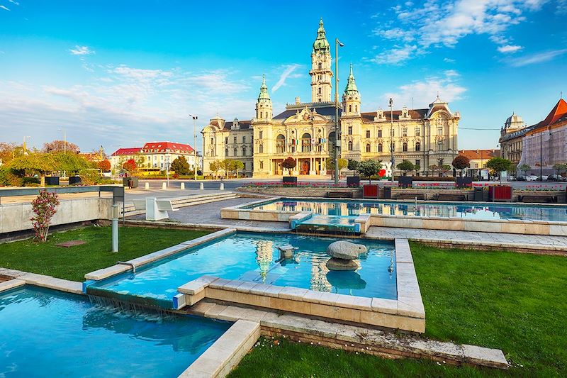 Hôtel de ville de Györ -  Gyor-Moson-Sopron - Hongrie