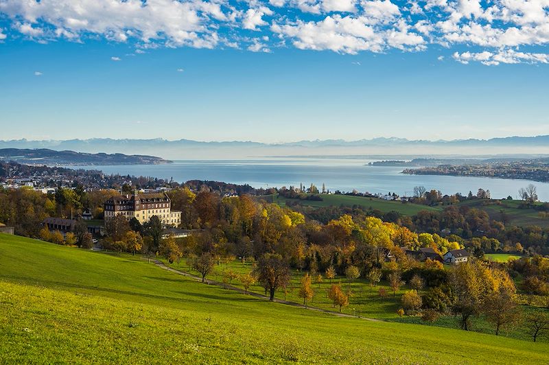 Vue du lac Constance près d'Überlingen - Bade-Wurtemberg - Allemagne