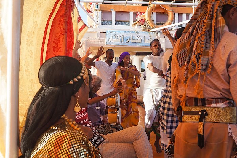 Fête sur un boutre - Djibouti