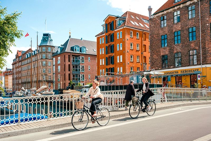 Vélos devant le Wilders Kanal - Copenhague - Danemark
