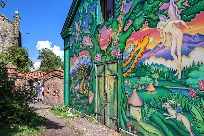 Quartier Christiania - Copenhague - Danemark