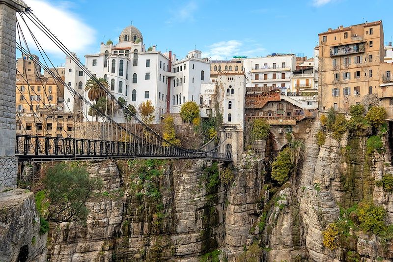 Pont de Sidi M'Cid au-dessus des Gorges du Rhummel - Constantine - Algérie