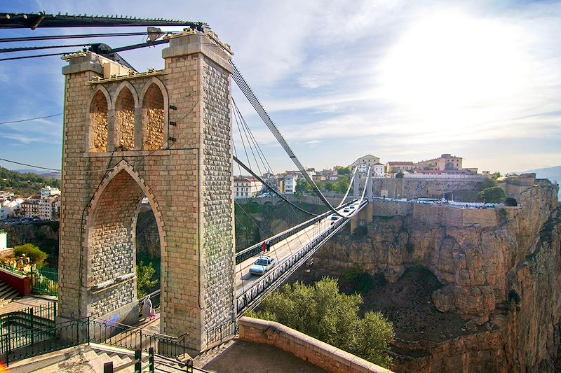 Pont de Sidi M'Cid au-dessus des Gorges du Rhummel - Constantine - Algérie