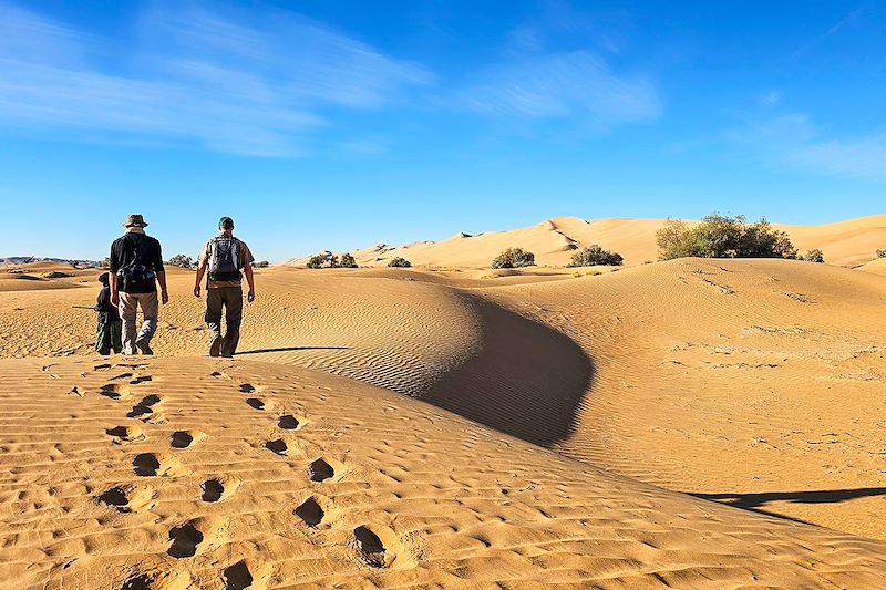 Randonnée dans l'Erg Edmer - Algérie