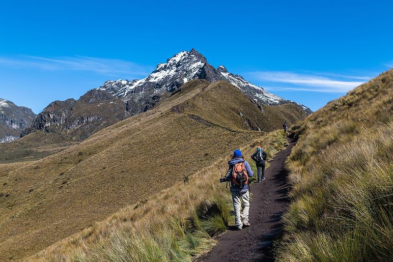 Randonnée en direction du Rucu Pichincha - Équateur
