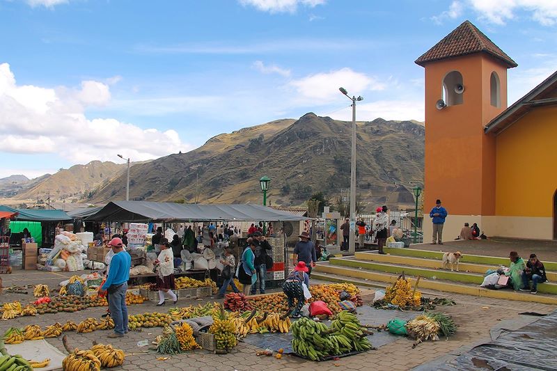 Marché de Zumbahua - Équateur