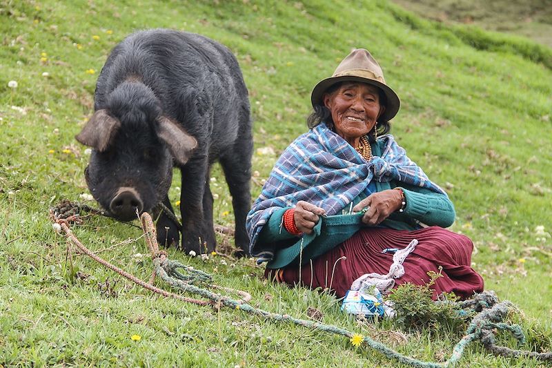 Rencontre dans la région d'Otavalo - Équateur